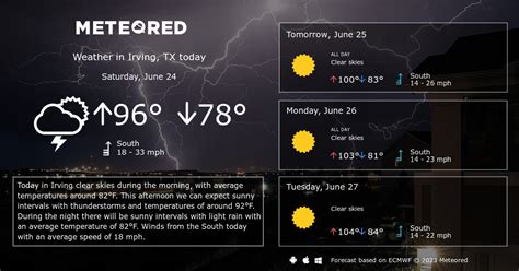 irving tx 10 day weather forecast|weather radar in irving tx.